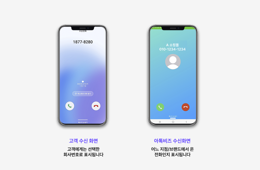 아톡비즈 여러 브랜드 대표번호